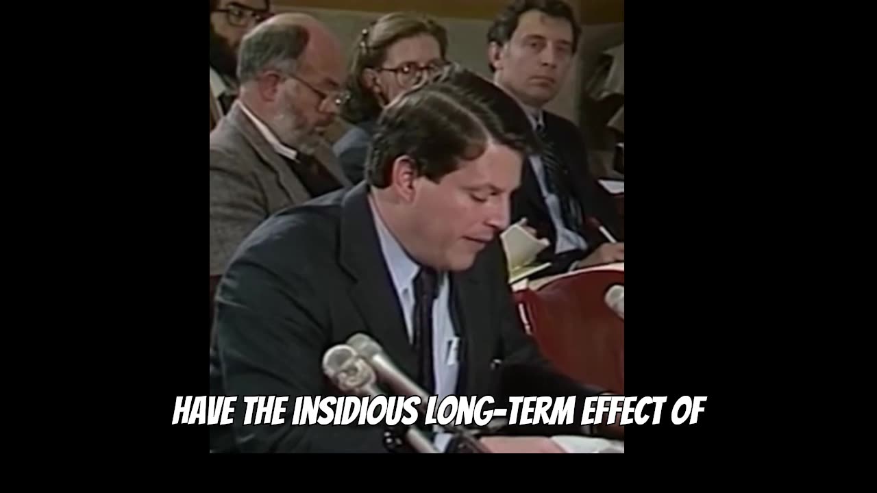 Speaking in 1985, Al Gore predicts a sea level rise of up to 7 feet "by the end of the next century"