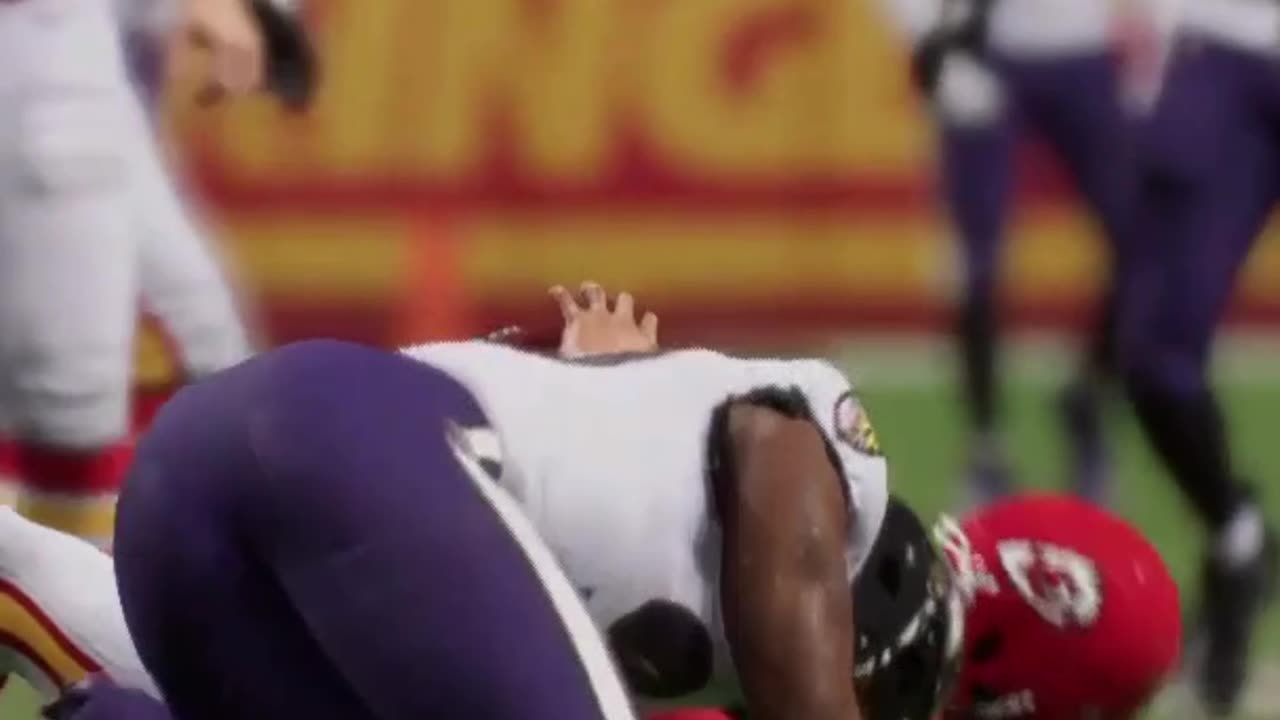 Ravens vs Chiefs Madden 25 Ai SIM #shorts