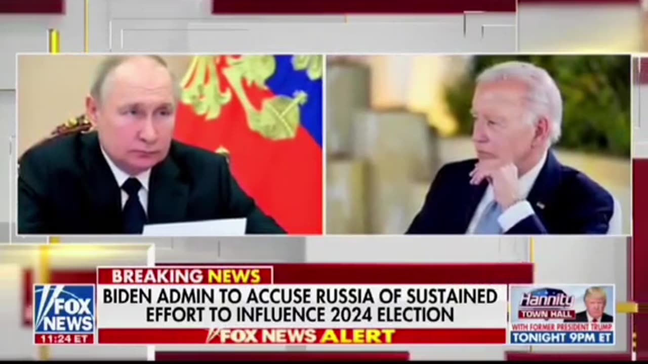 Joe Biden - Biden admin to accuse Russia of sustained effort to influence 2024 election