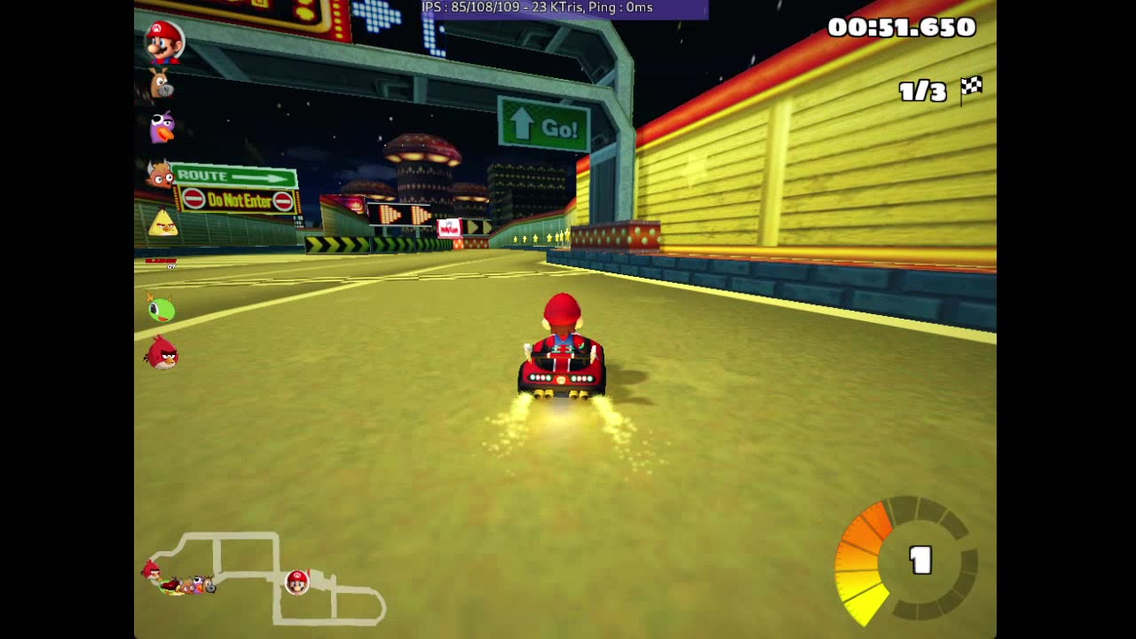 SuperTuxKart But Is Mushroom City From Mario Kart Double Dash