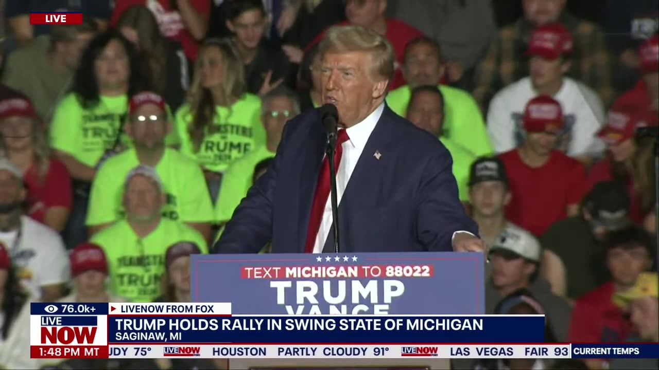 FULL SPEECH: Donald Trump Rally in Saginaw, Michigan