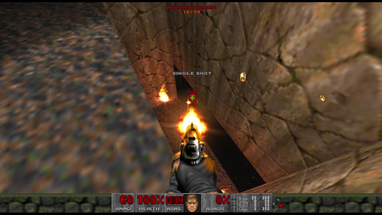 Brutal Doom 2 - Hell on Earth - Pistol Start - Hard Realism - The Living End (level 29)