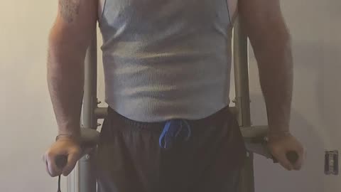 55 and over doing dips