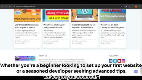 "Unlock the Power of WordPress with WPWeb-Master Blog!"