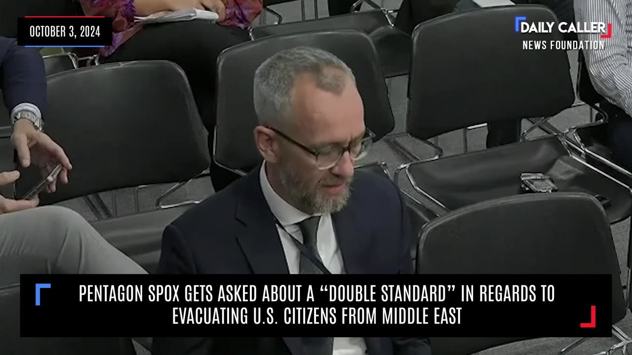 Pentagon Is Asked About "Double Standard" In Regards To Evacuating U.S. Citizens From Middle East