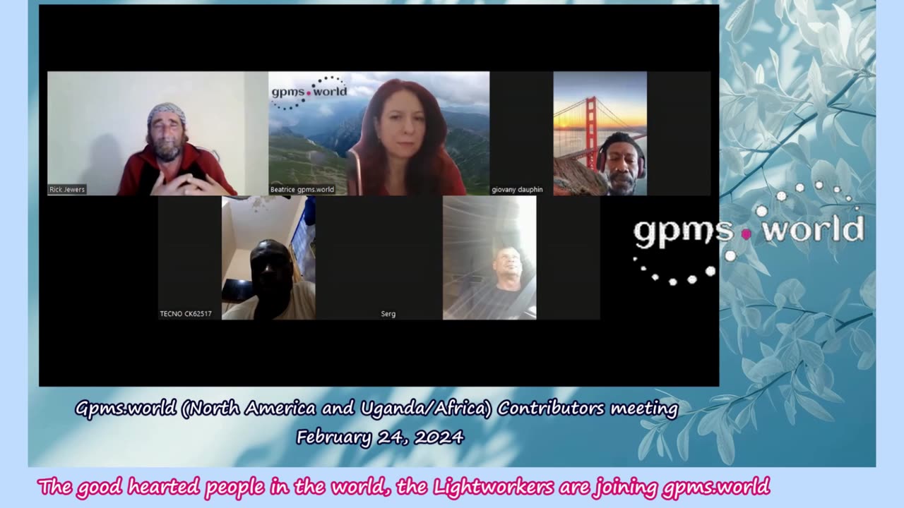 The good hearted people in the world, the Lightworkers are joining gpms.world