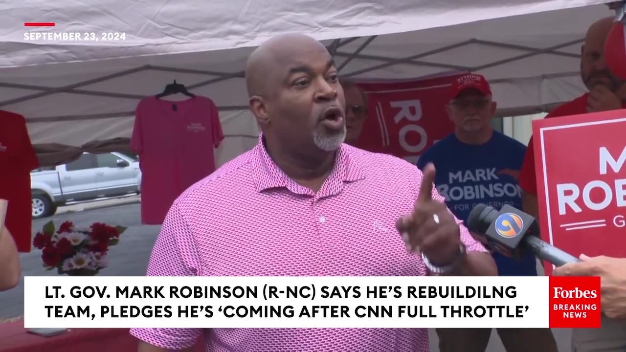 BREAKING NEWS: Mark Robinson Pledges He's 'Coming After CNN Full Throttle'