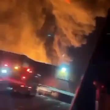 Huge train derailment in East Palestine Ohio caused massive fire and an evacuation