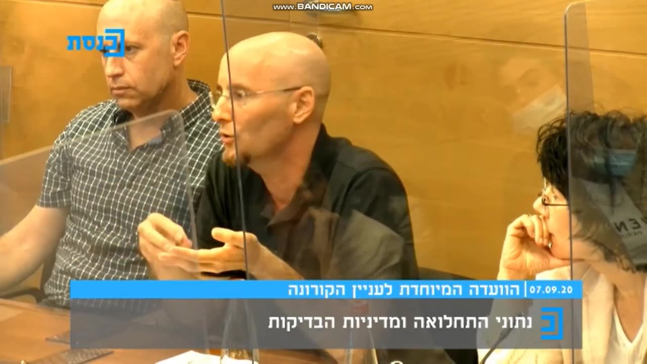 דבריו של פרופ קמרון בוועדת קורונה בספטמבר 2020