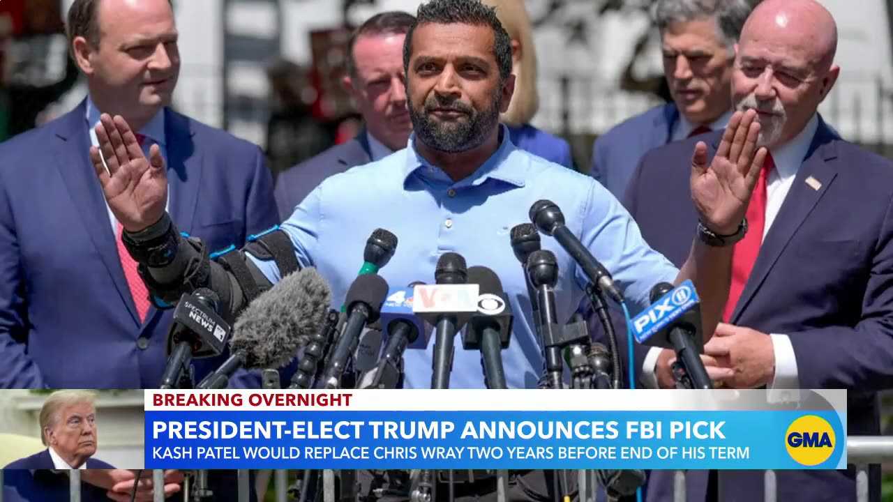 Kash Patel nominated as FBI Director