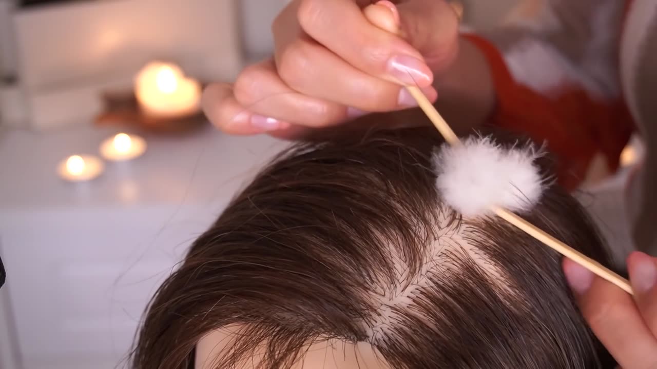 [ASMR] Scalp Scratching with Japanese Tools "Mimikaki" | Sleep pill for your anxiety | No Talking