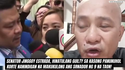 Matapos PAG-INITAN si MORALES| JINGGOY KULONG NG 9 YEARS AFTER MAHATULANG GUILTY sa KASONG BRIBERY!