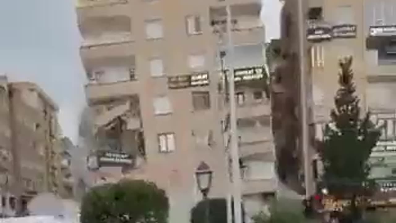 THE SPIRITUAL WAR HAS BEGON: Random buildings are collapsing now in Turkey. Looks like 9/11 without