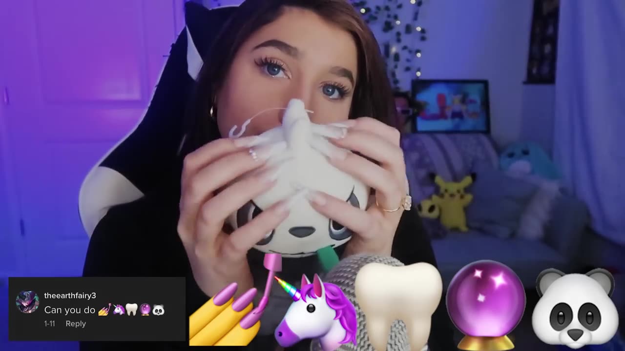 ASMR | EMOJI CHALLENGE | 4 🐼 #emojichallenge #asmr