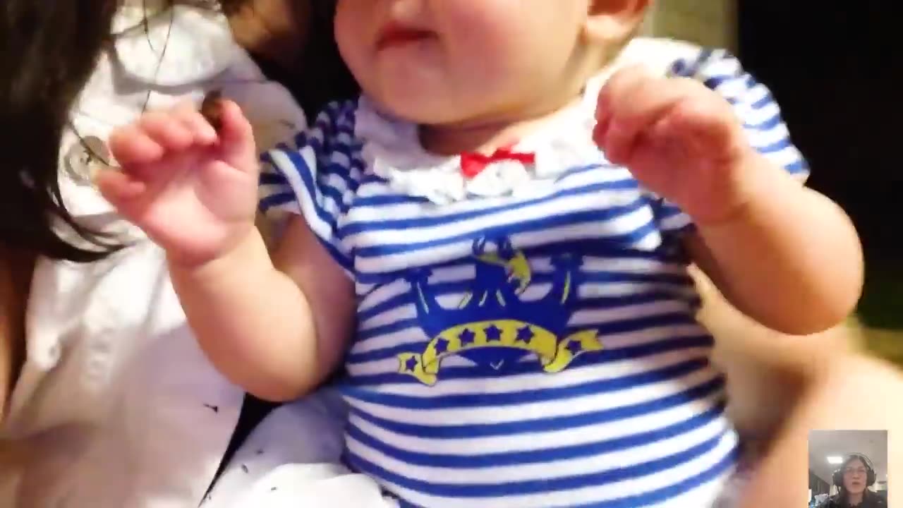 Funny Baby Meet Animals For The First Time