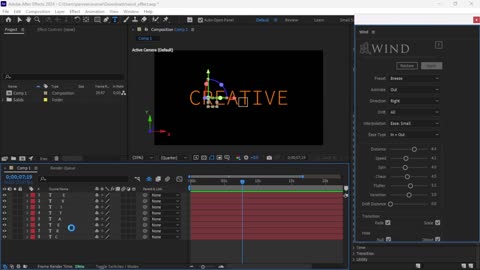 Introducing Wind Natural Motion Simulation Tool for After Effects