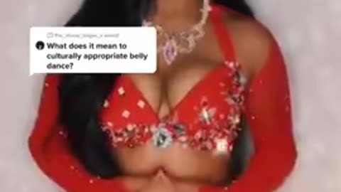 HELEN BLONDEL ON "CULTURAL APPROPRIATION" & BELLY DANCE | BELLY DANCER W/ LARGE TITS TALKING IN RED