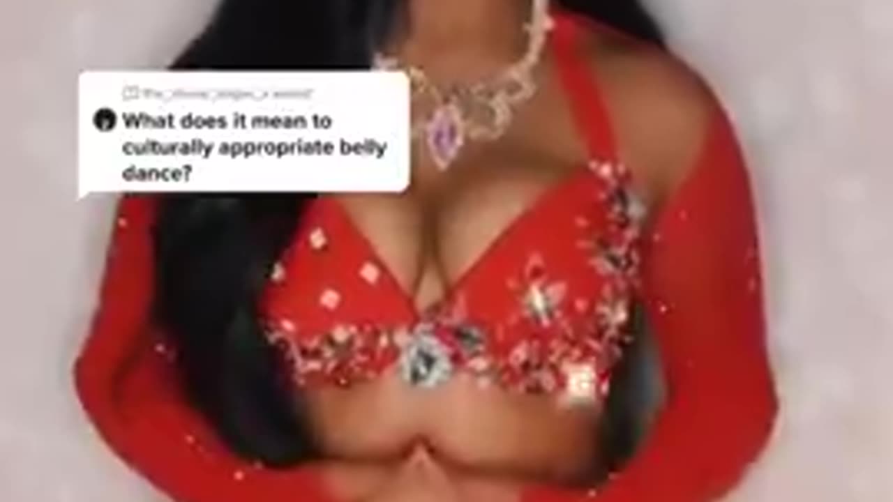 HELEN BLONDEL ON "CULTURAL APPROPRIATION" & BELLY DANCE | BELLY DANCER W/ LARGE TITS TALKING IN RED