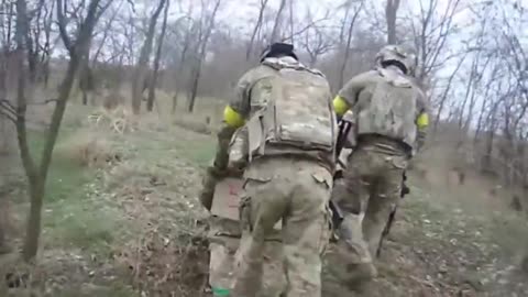 Ukrainian Banderites executing deserters