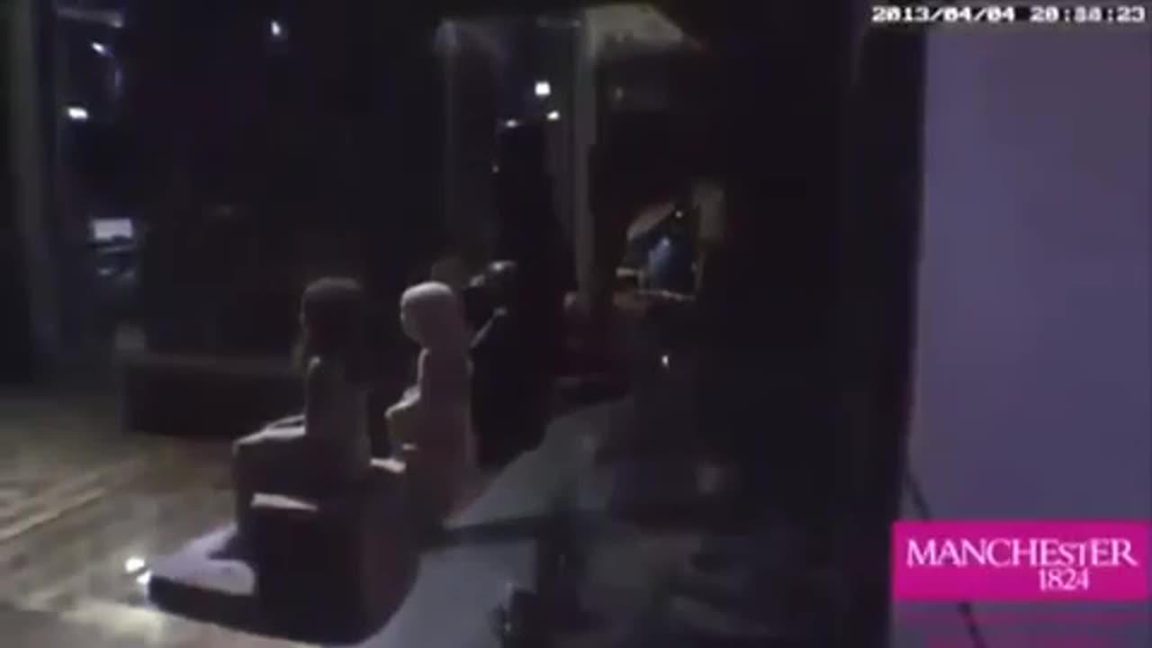 Statue has started moving on its own