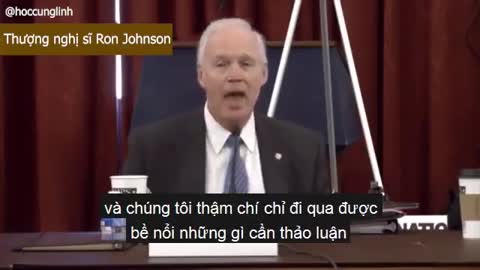 Thượng nghị sĩ Ron Johnson thảo luận về đại dịch