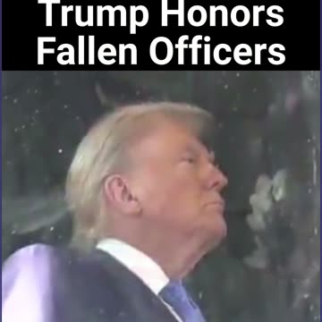 Trump Honors Fallen Officers
