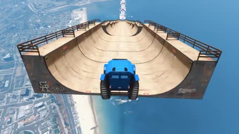 "GTA 5: Airborne Mayhem - Mega Ramp Madness