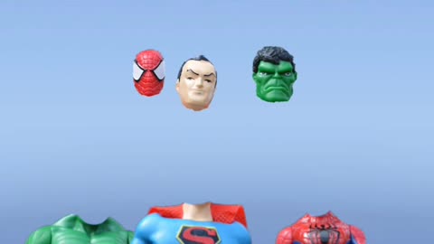 Superhero head matching