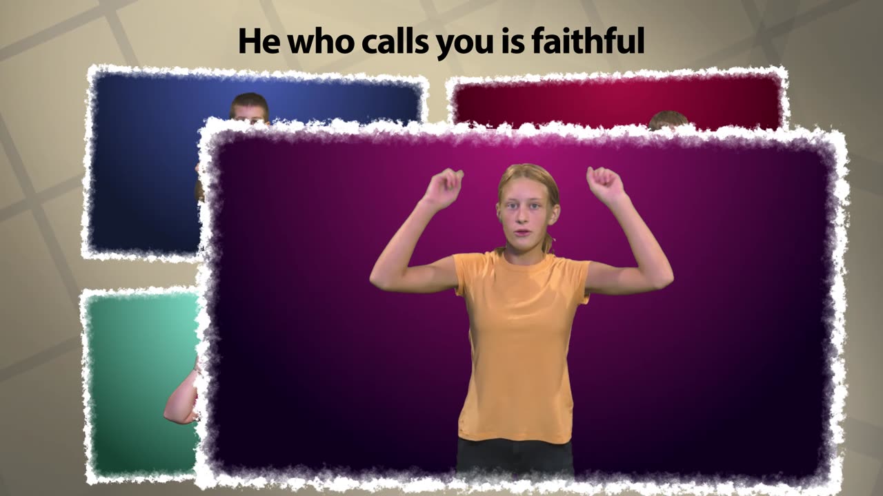 He Will Do It (1 Thessalonians 5:24) - Verse Song