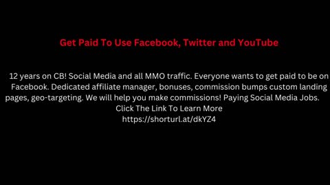 Get Paid To Use Facebook, Twitter and YouTube