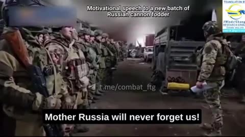 The type of “motivational” speeches the russians get