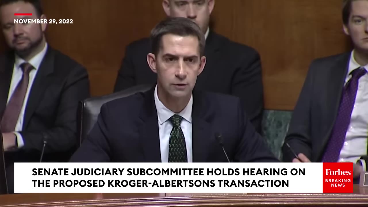 Tom Cotton Grills CEO Over Firings Of Employees Who Refused To Wear 'Gay Pride' Symbol