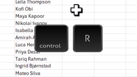 Conquer Excel with These TOP Keyboard Shortcuts (For Beginners!) Shorts#4