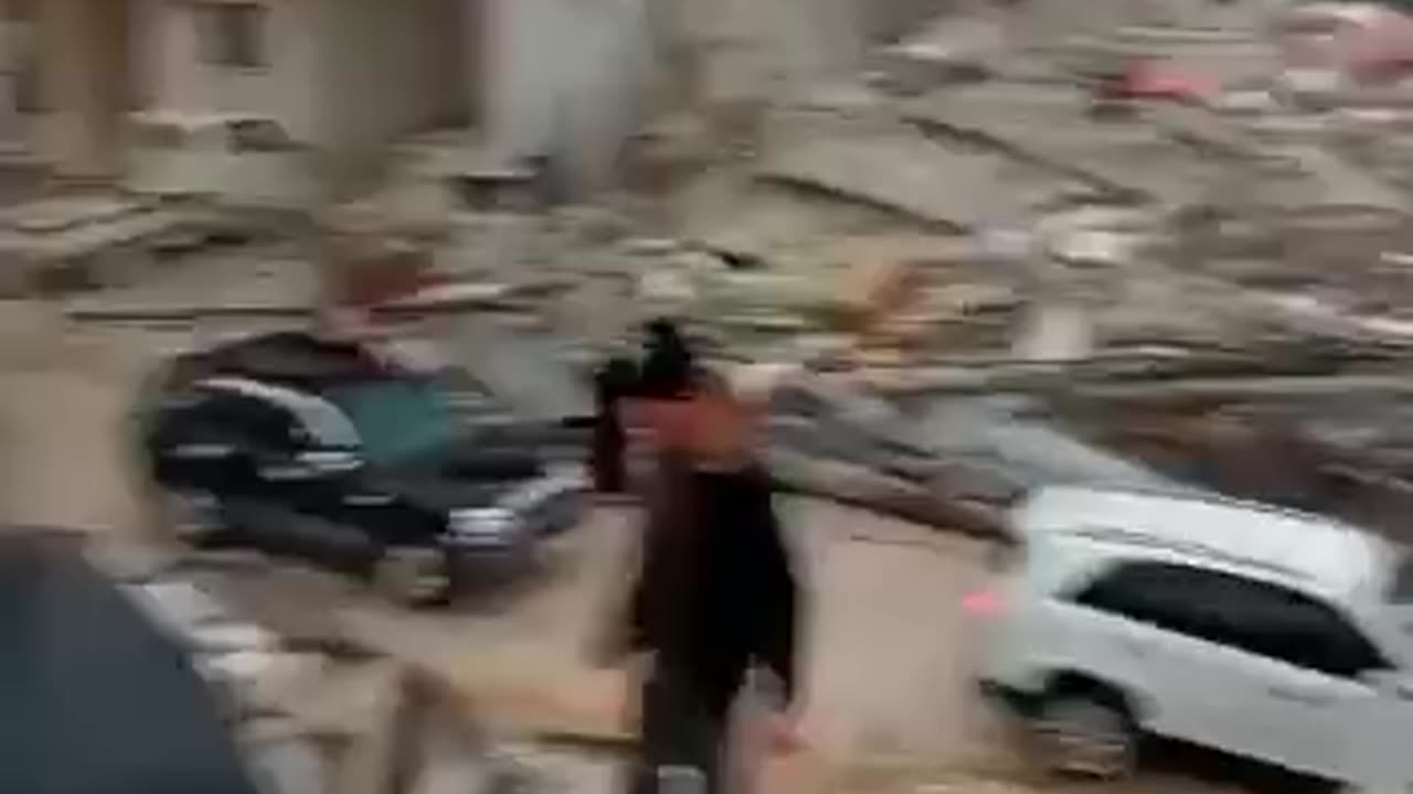 Syrian city of Harim devastated by today's earthquake