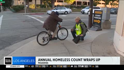 Los Angeles County homeless population count Day 2