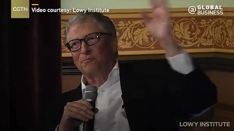 Bill Gates: China's Rise is a huge win!