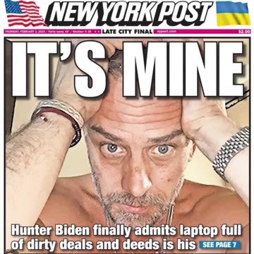 Of course it’s Hunter’s laptop