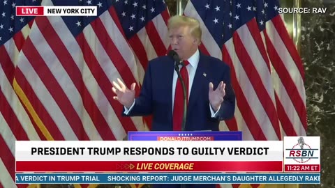 Trump Weighs In On The Historic Ruling In The NY Case Against Him