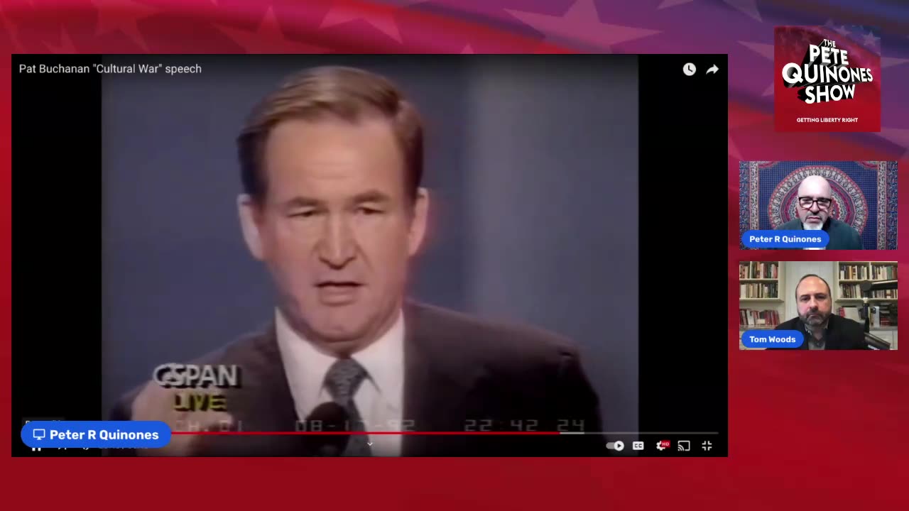 Episode 854: Commenting on Pat Buchanan's 1992 'Culture War' Speech w/ Tom Woods