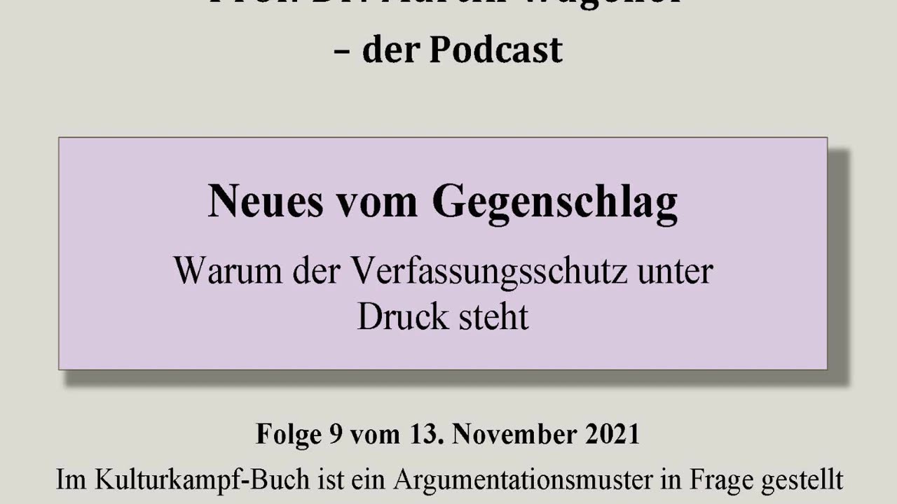 Realistisch Gedacht 10: Neues vom Gegenschlag. Warum der Verfassungsschutz unter Druck steht