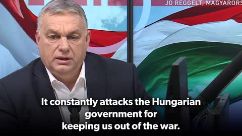 The Prime Minister of Hungary wants peace talks in Ukraine and will not send weapons