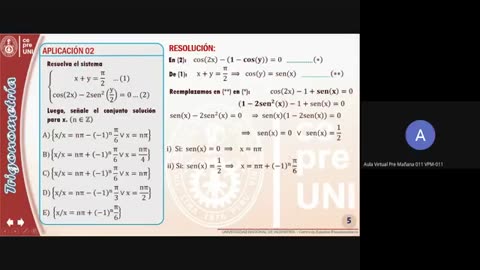 CEPRE UNI 2021 - 2 | SEMANA 13 | TRIGONOMETRÍA S02