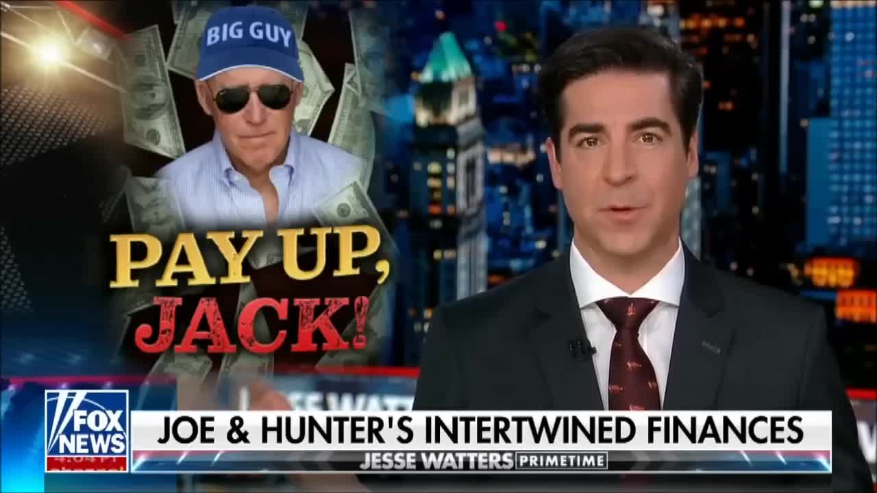 Jesse Watters: Where Did Biden's Money Come From ???