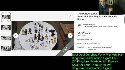 The Best Deal On eBay For A Play Arts Kai Kingdom Hearts Action Figure Lot