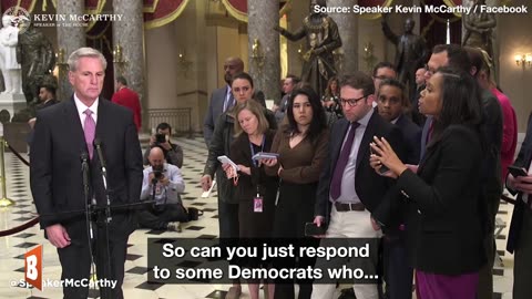 Speaker McCarthy SHUTS DOWN ABC Reporter's Question on Ilhan Omar, MTG