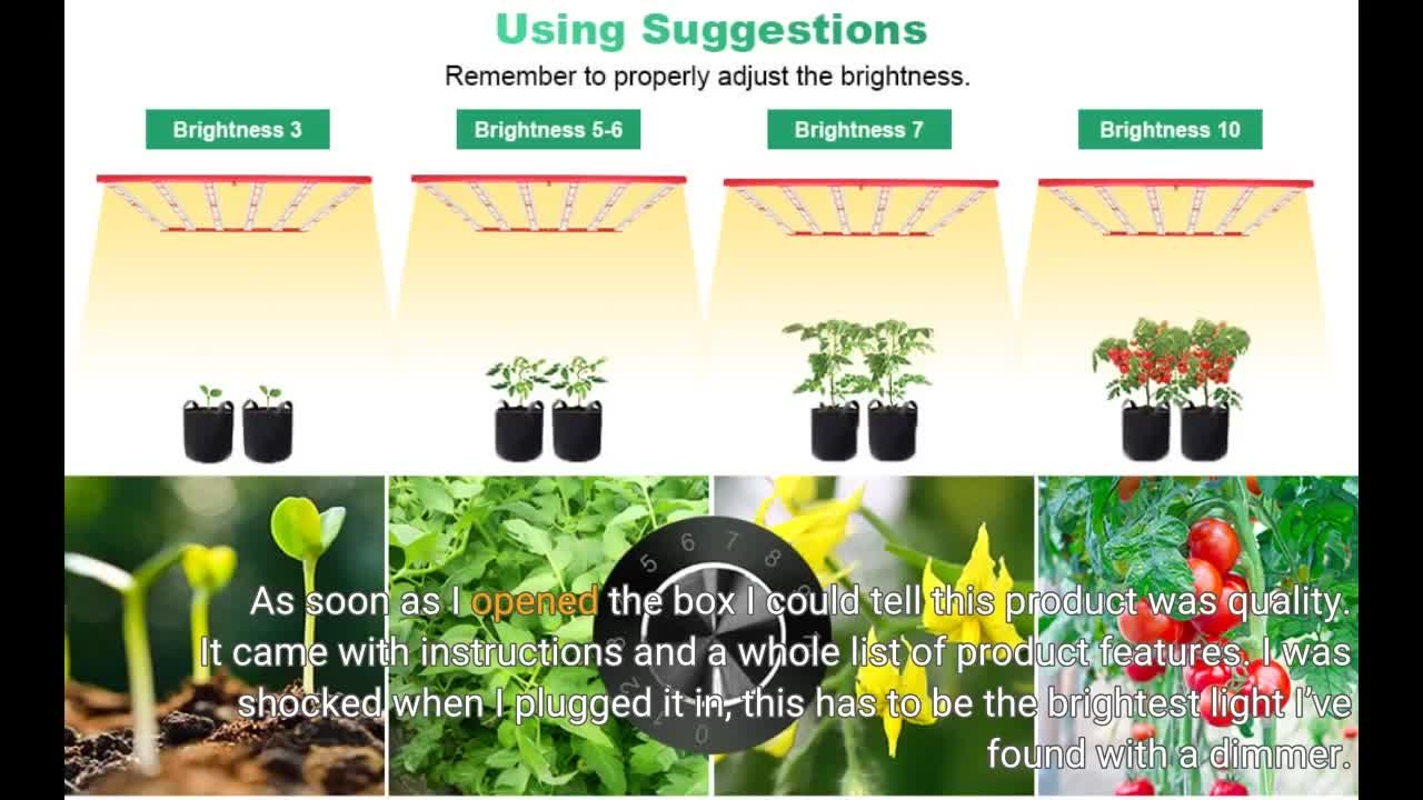AGLEX Upgraded M240 LED #GrowLights 240W Daisy Chain-Overview