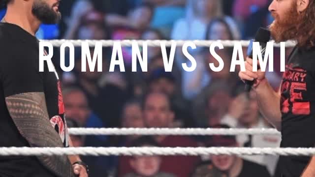 ROMAN REIGNS VS SAMI USO?