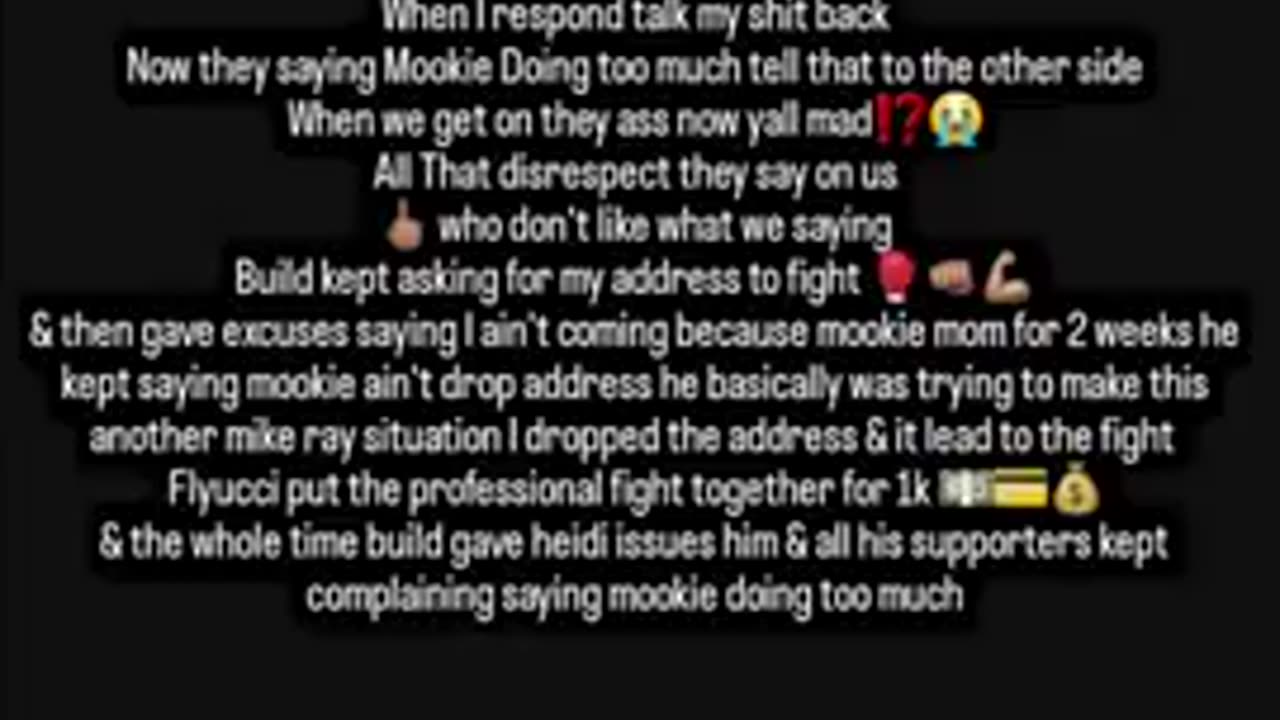 MookieSoCool ☞ Message For Rob ☜ August 24th 2024