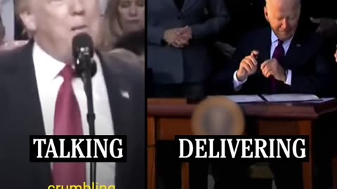 The difference between talking and delivering