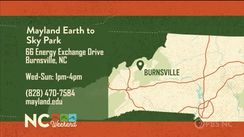PBS/NC Mayland Community College Earth to Sky park and Dark sky Observatory Burnsville NC